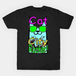 clash cat city Rocker 1977 T-Shirt